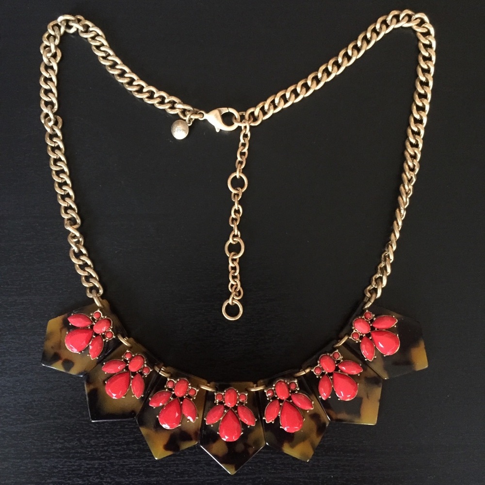 JCrew Factory Tortoiseshell Necklace